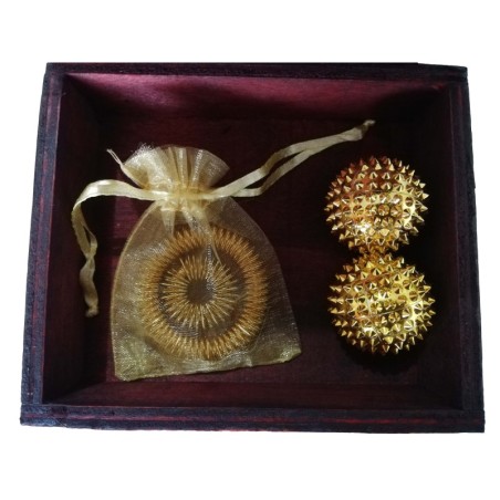 conjunto de acupresión