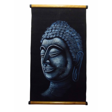 Parchemin Bouddha Bleu