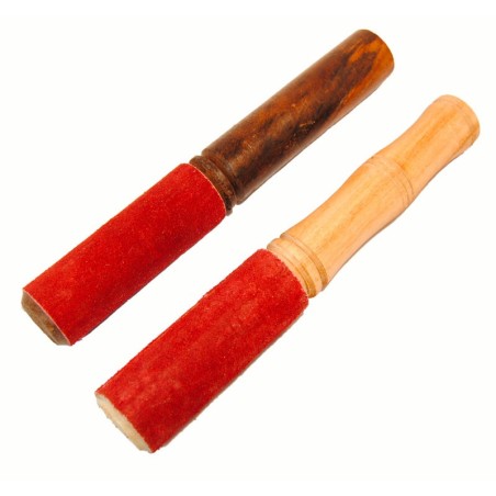 Bâton Feutrine Rouge Bol Tibétain