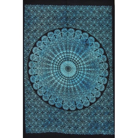 Tapiz Rangoli Azul