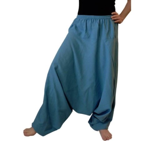 Pantalones Bombachos Azul