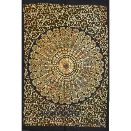 Tapiz Rangoli Amarillo