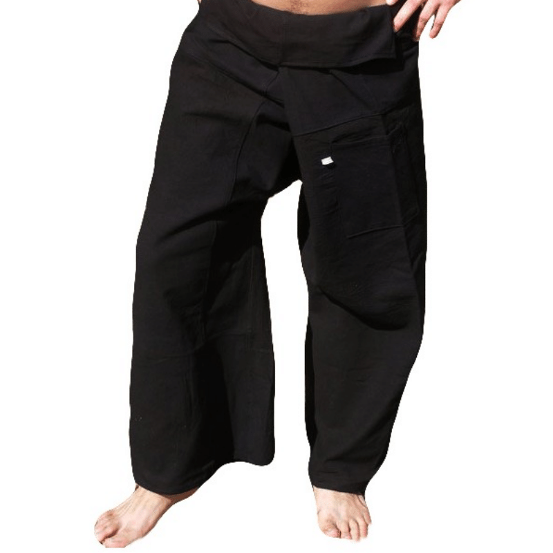 Pantalones Tailandeses XL Baratos - Negros