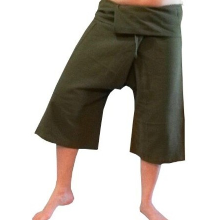 Pantalones Tailandeses Cortos Arasia Caquis