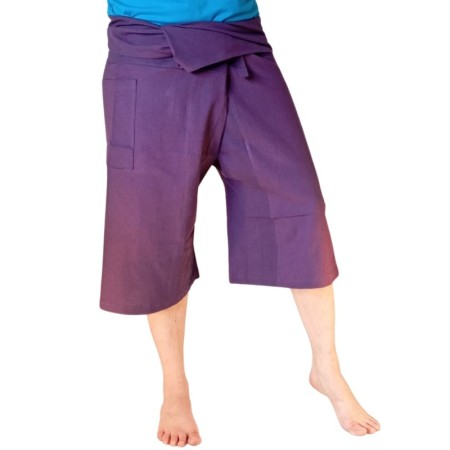 Pantalones Tailandeses Cortos Arasia Purpuras