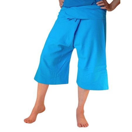 Pantalones Tailandeses Cortos Arasia Azul cielo
