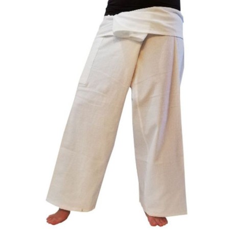 Pantalon Thailandais Blanc