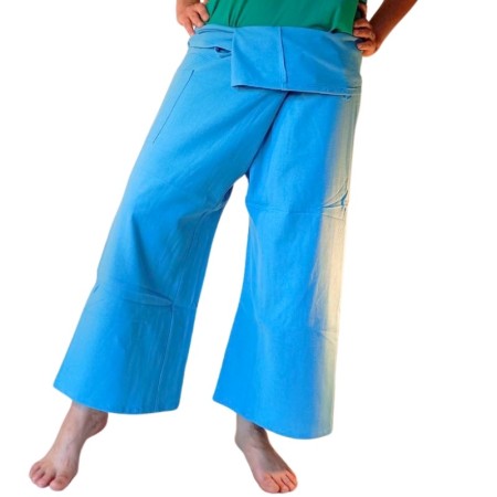 Pantalones Tailandeses Arasia Azul Claro