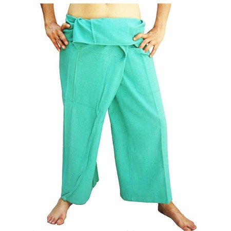 Pantalones Tailandeses Arasia Verde Claro