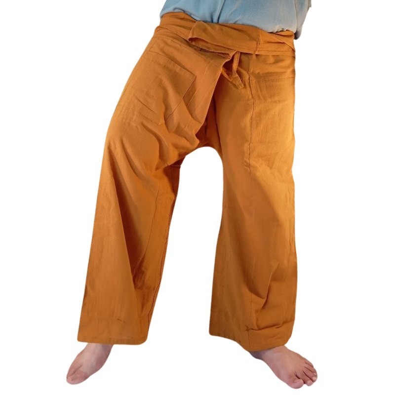 Pantalones de Algodón Ligero Caramelo