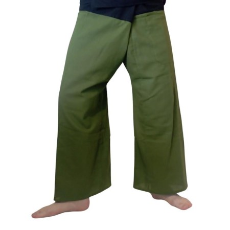 Pantalones Dos Colores XL - Caqui y Negro