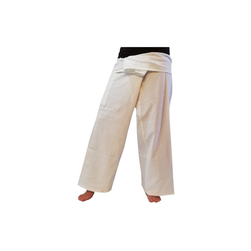 Pantalón Tailandés Barato Blanco