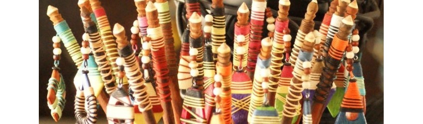 Wood and seed jewelry - Arasia-Shop